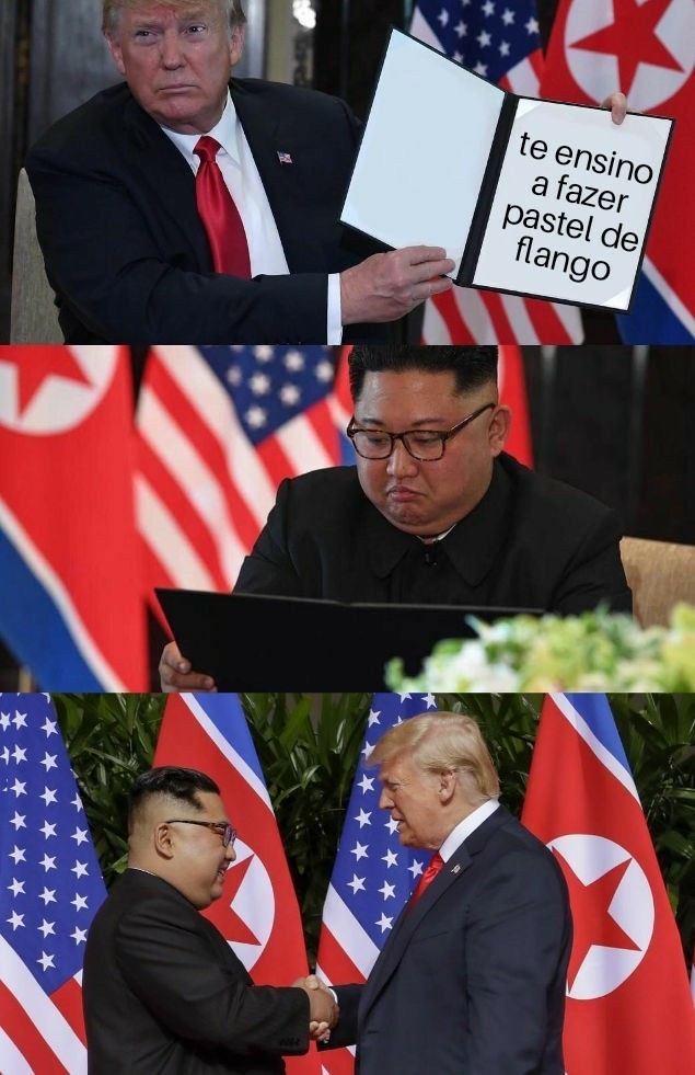 Como declarar paz a coreia do norte - meme