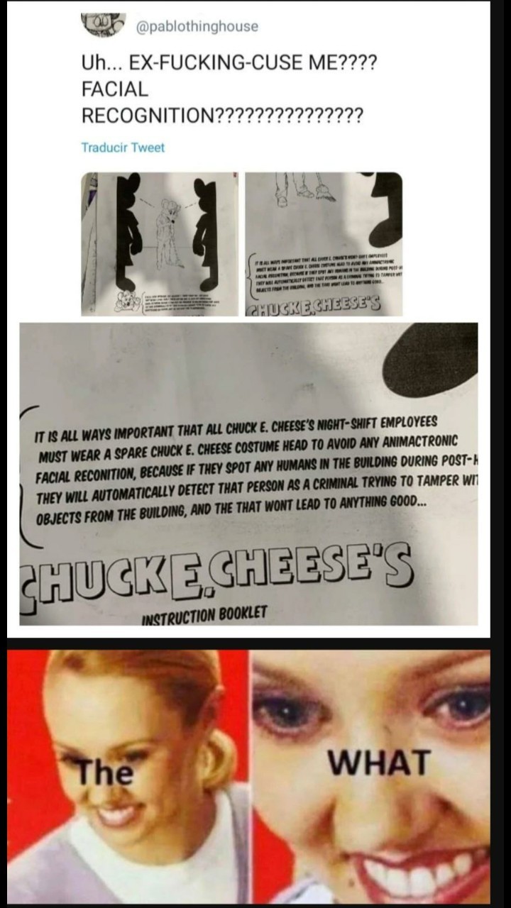 Chuck e cheese tho - meme