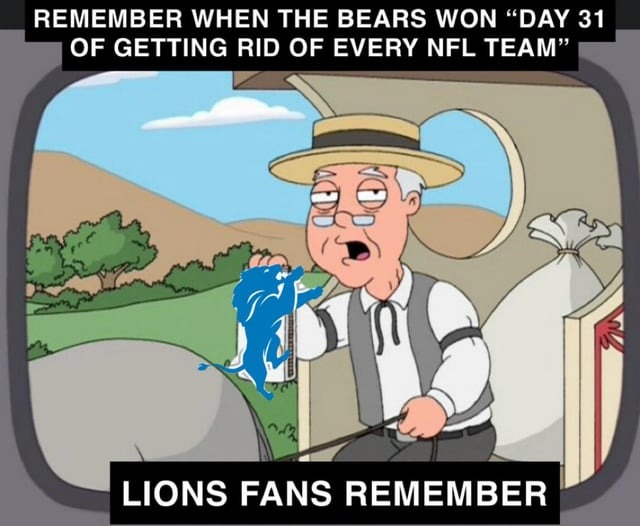Lions fans remember - meme
