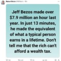 Jeff Bezos and billionaires
