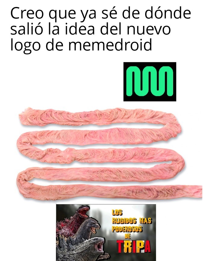 No me digan que no es cierto.PD: son tripas de cerdo - meme