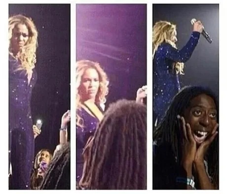 Beyoncé no acepta feas - meme