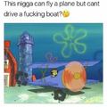Drive a plane underwater?