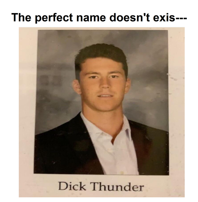 The perfect name does not exist - meme