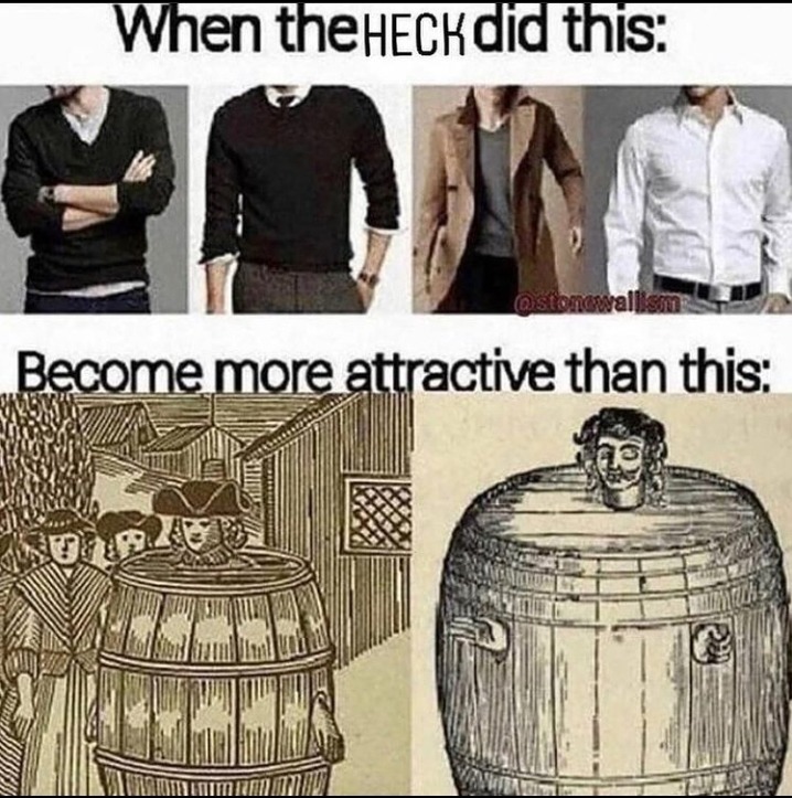 Bring back the barrel - meme